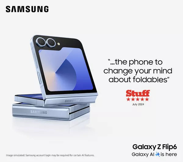 Samsung Galaxy Z Flip 6 – 256GB (Unlocked)