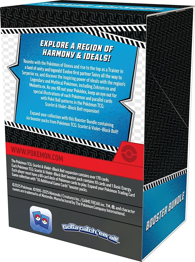 Pokémon TCG: Scarlet &Violet – Black Bolt & White Flare Booster Pack