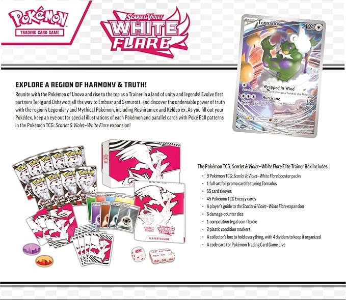 Pokémon TCG: Scarlet & Violet – White Flare Elite Trainer Box
