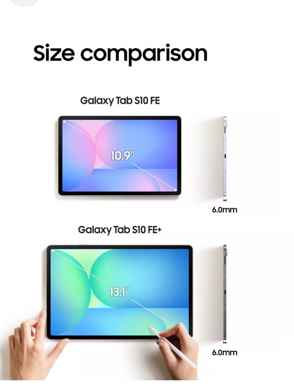 SAMSUNG Galaxy Tab S10 FE+ 13.1" Tablet - 128 GB, Grey