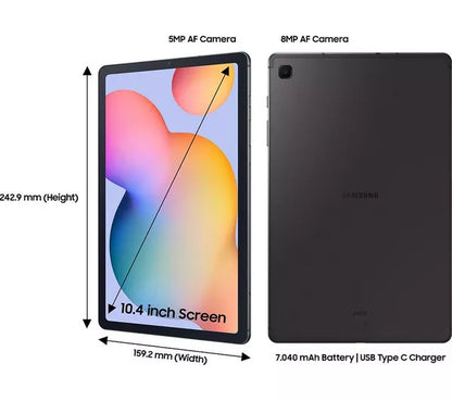 Samsung Galaxy Tab S6 Lite – 10.4" Tablet (64GB, Grey, Wi-Fi)