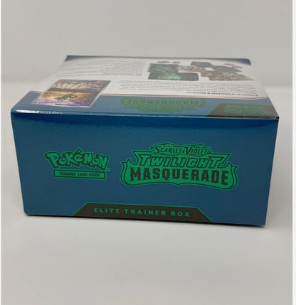 Pokémon TCG: Scarlet & Violet—Twilight Masquerade Elite Trainer Box (1 Full-Art Teal Mask Ogerpon Promo Card, 9 Boosters & Premium Accessories)