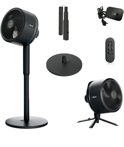 Shark FlexBreeze Black Pedestal Fan- 13inch