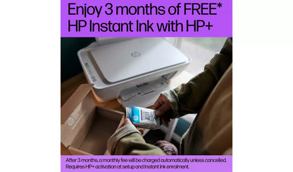 HP DeskJet 2820e All-in-One Wireless Printer + 3 Months of Instant Ink