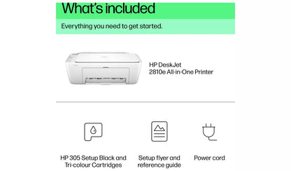 HP DeskJet 2810e All-in-One Wireless Printer + 3 Months Instant Ink