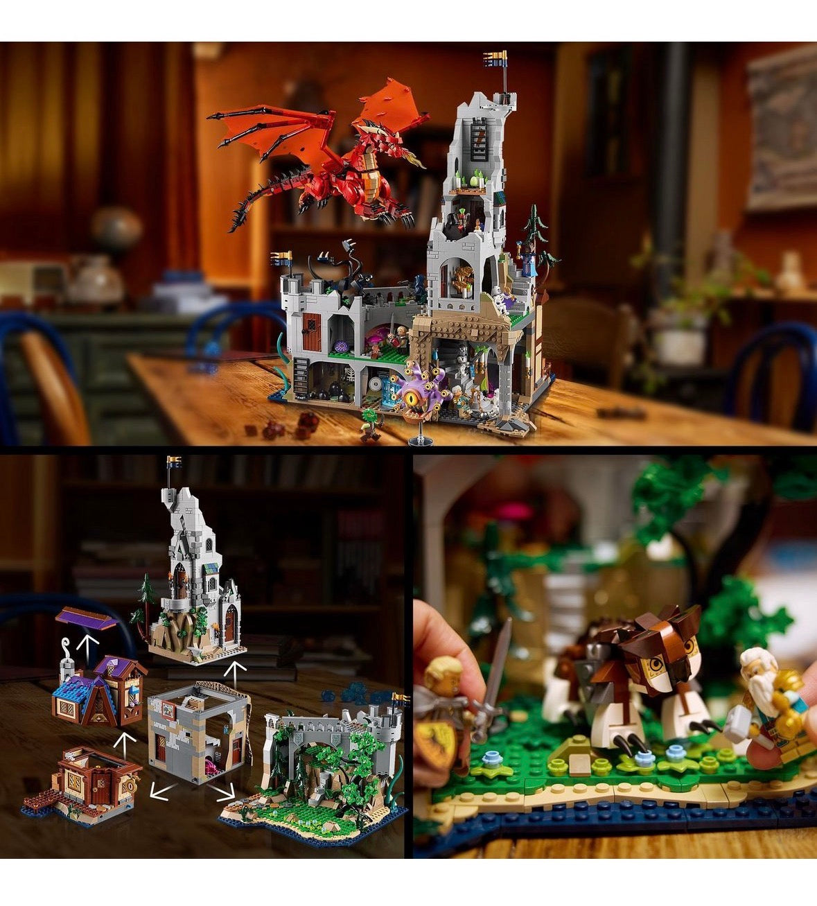 Lego Ideas Dungeons & Dragons: Red Dragons Tale Set 21348