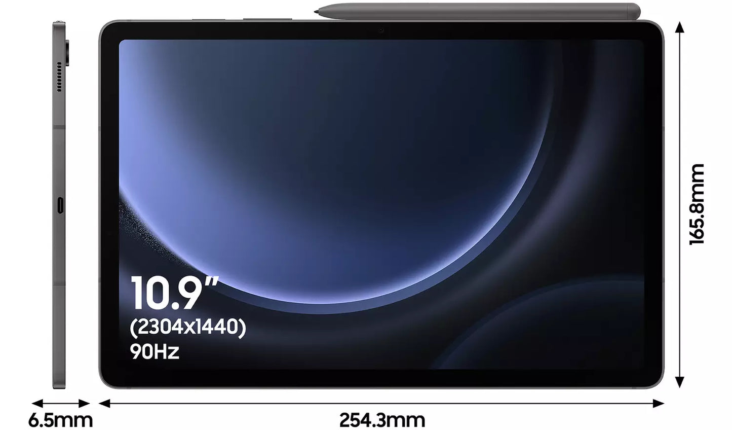 Samsung Galaxy Tab S9 FE – 10.9" Tablet (128GB, Grey/Silver, Wi-Fi & 5G)