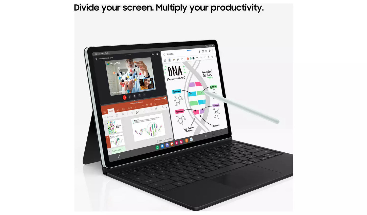 Samsung Galaxy Tab S9 FE – 10.9" Tablet (128GB, Grey/Silver, Wi-Fi & 5G)