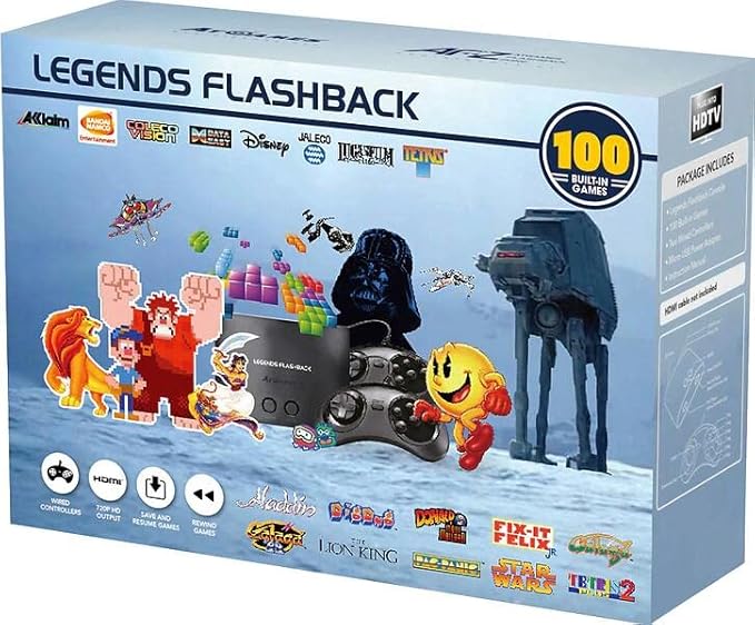 Legends Flashback Retro Gaming Console – 50 &amp; 100 Game Editions
