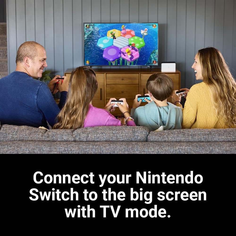 Nintendo Switch – OLED Model Console (White or Neon Red/Blue Joy-Con)