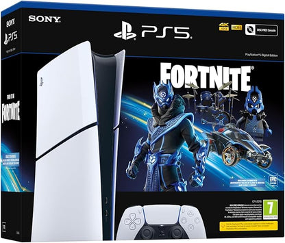 PlayStation 5 Fortnite – Disc/Digital Edition (Cobalt Star Bundle)