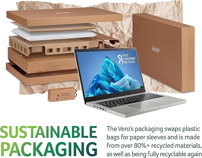 Acer Aspire Vero AV15 – 15.6" Eco-Friendly Laptop (Intel Core i5, 16GB RAM, 512GB SSD, Windows 11)