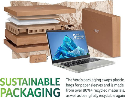 Acer Aspire Vero AV15 – 15.6" Eco-Friendly Laptop (Intel Core i5, 16GB RAM, 512GB SSD, Windows 11)