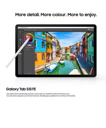SAMSUNG Galaxy Tab S10 FE 10.9" Tablet - 128 GB, Grey
