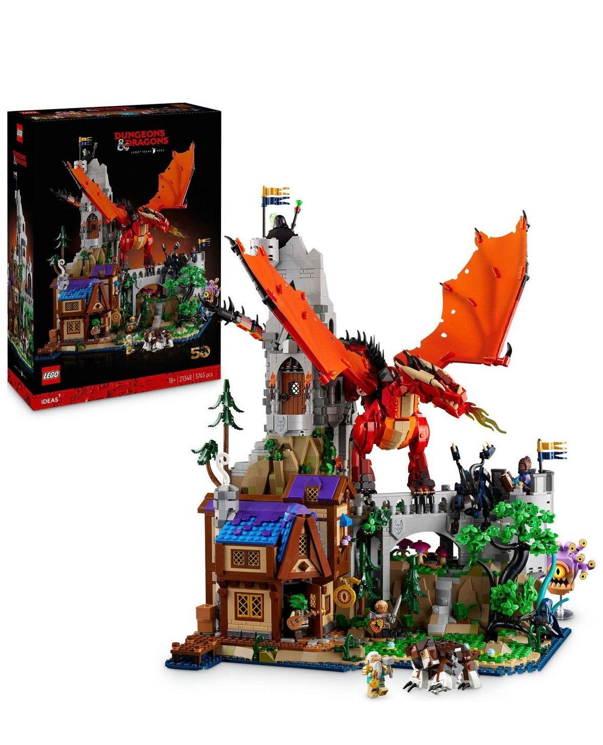 Lego Ideas Dungeons & Dragons: Red Dragons Tale Set 21348