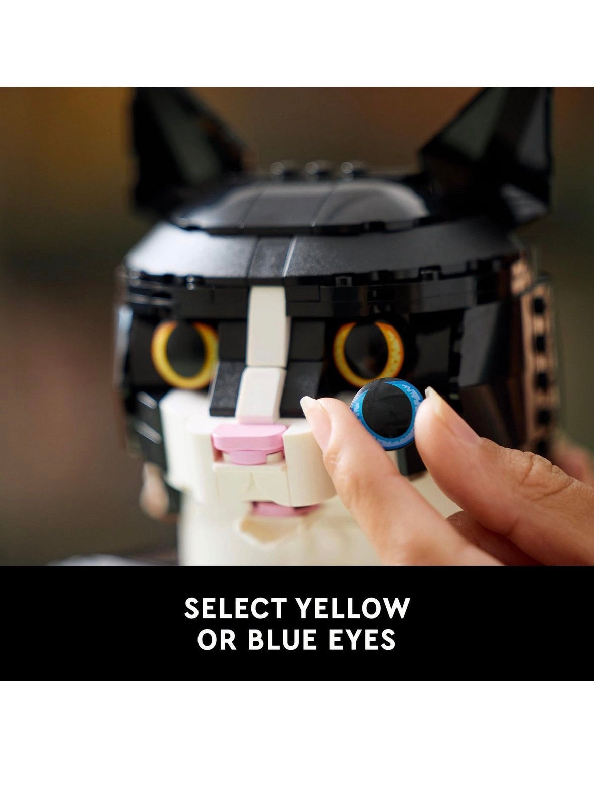 LEGO Ideas Tuxedo Cat Model Kit for Adults to Build 21349