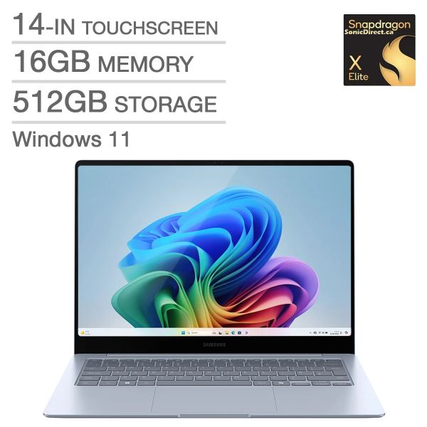 Samsung Galaxy Book4 Edge 14" (16GB RAM, 512GB SSD) Touchscreen Laptop
